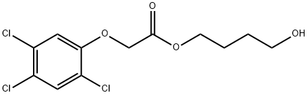 4-hydroxybutyl (2,4,5-trichlorophenoxy)acetate            Structure