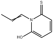 2(1H)-Pyridinethione,  6-hydroxy-1-(1-propenyl)-  (9CI) Structure