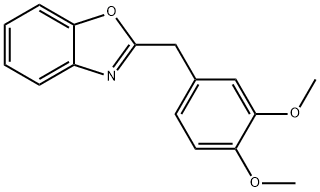 2-(3,4-DIMETHOXY-BENZYL)-BENZOOXAZOLE 구조식 이미지