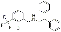 벤젠에타나민,N-[[2-클로로-3-(트리플루오로메틸)페닐]메틸]-b-페닐- 구조식 이미지