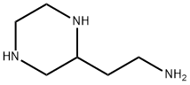 2-Piperazineethanamine(9CI) Structure