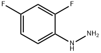 2,4-Difluorophenylhydrazine 구조식 이미지