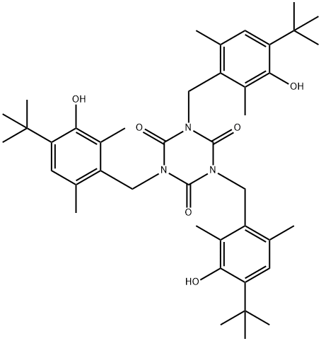 트리스(4-터셔리-부틸-3-하이드록시-2,6-디메틸벤질) 이소시아누레이트 구조식 이미지