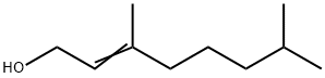 3,7-디메틸옥트-2-엔-1-올 구조식 이미지