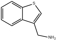 3-Aminomethylbenzo[b]thiophene 구조식 이미지