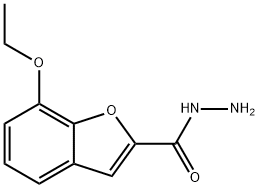 2-Benzofurancarboxylicacid,7-ethoxy-,hydrazide(9CI) Structure