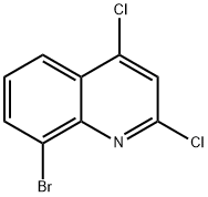 8-Bromo-2,4-dichloroquinoline, 97% Structure