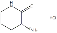 3-(R)-AMINO-PIPERIDIN-2-ONE HYDROCHLORIDE 구조식 이미지