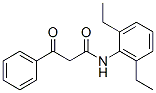 N-(2,6-디에틸페닐)-3-옥소-3-페닐프로파나미드 구조식 이미지