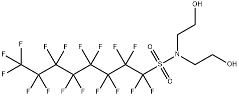 гептадекафтор-N,N-бис(2-гидроксиэтил)октансульфонамид структурированное изображение
