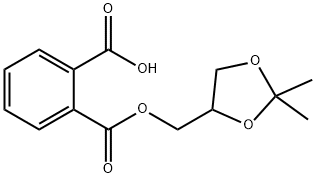 2-(((2,2-diMethyl-1,3-dioxolan-4-yl)Methoxy)carbonyl)benzoic acid Structure