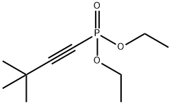 (3,3-diMethylbut-1-ynyl)phosphonic acid diethyl ester Structure