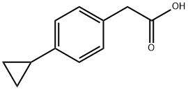 Benzeneacetic acid, 4-cyclopropyl- Structure