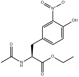 N-ACETYL-L-3-NITROTYROSINE ETHYL ESTER Structure