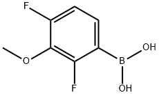 2,4-Difluoro-3-methoxyphenylboronic acid Structure