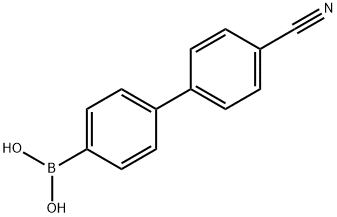 4-CYANO-BIPHENYLBORIC ACID Structure