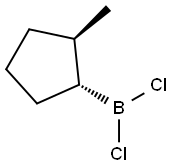 Borane, dichloro(2-methylcyclopentyl)-, trans- (9CI) Structure