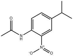 N-(4-isopropyl-2-nitrophenyl)acetamide Structure
