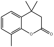 4,4,8-triMethylchroMan-2-one Structure