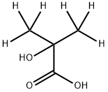 2-HYDROXY-2-METHYL-D3-PROPIONIC-3,3,3-D3 ACID 구조식 이미지