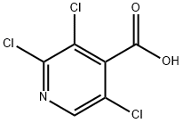 2,3,5-Trichloropyridine-4-carboxylic acid 구조식 이미지