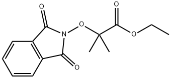 ethyl 2-[(1,3-dihydro-1,3-dioxo-2H-isoindol-2-yl)oxy]-2-methylpropionate 구조식 이미지