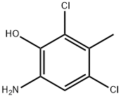 2-AMINO-4,6-DICHLORO-5-METHYLPHENOL Structure