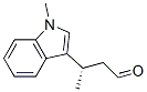 (3S)-(+)-3-(1-METHYL-1H-INDOL-3-YL)-1-BUTYRALDEHYDE Structure