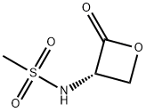 Methanesulfonamide, N-[(3S)-2-oxo-3-oxetanyl]- (9CI) 구조식 이미지
