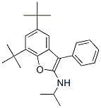 2-Benzofuranamine,  5,7-bis(1,1-dimethylethyl)-N-(1-methylethyl)-3-phenyl- 구조식 이미지