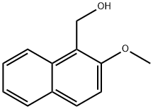 2-METHOXY-1-NAPHTHALENEMETHANOL 구조식 이미지