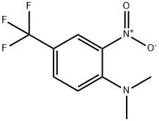 4-디메틸아미노-3-니트로벤조트리플루오라이드 구조식 이미지
