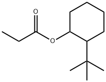 2-tert-butylcyclohexyl propionate 구조식 이미지