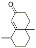 4,4a,5,6,7,8-hexahydro-4a,8-dimethylnaphthalen-2(3H)-one Structure