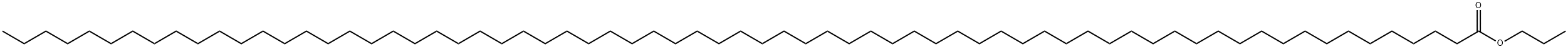 Nonahexacontanoic acid propyl ester Structure