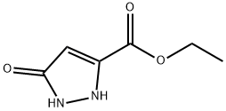 에틸5-옥소-2,5-디히드로-1H-피라졸-3-카르복실레이트 구조식 이미지