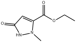 2,5-DIHYDRO-2-METHYL-5-OXO-1H-PYRAZOLE-3-CARBOXYLIC ACID ETHYL ESTER Structure