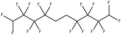 1,1,2,2,3,3,4,4,7,7,8,8,9,9,10,10-Hexadecafluorodecane Structure