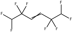 1,1,2,2,5,5,6,6-Octafluoro-3-hexene Structure
