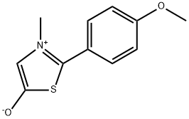 2-(4-Methoxyphenyl)-3-methylthiazol-3-ium-5-olate Structure