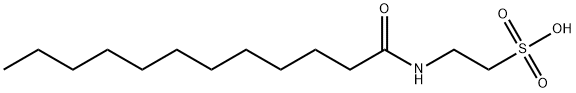 2-[(1-oxododecyl)amino]ethanesulphonic acid Structure