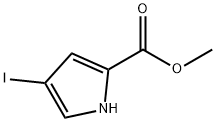 4-IODOPYRROLE-2-CARBOXYLIC ACID METHYL ESTER Structure