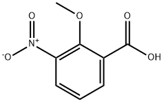 2-METHOXY-3-NITROBENZOIC КИСЛОТА структурированное изображение