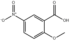 2-METHOXY-5-NITROBENZOIC ACID Structure