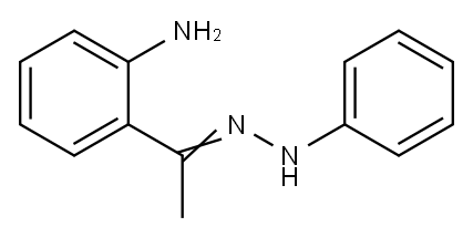 2'-AMINOACETOPHENONE PHENYLHYDRAZONE Structure