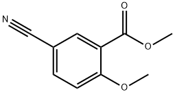 METHYL 5-CYANO-2-METHOXYBENZOATE Structure