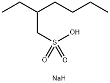 sodium 2-ethylhexanesulphonate Structure