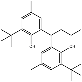 2,2'-Butylidenebis(6-tert-butyl-p-cresol) 구조식 이미지