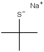 sodium 2-methyl-2-propanethiolate 구조식 이미지