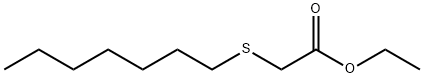 (Heptylthio)acetic acid ethyl ester Structure